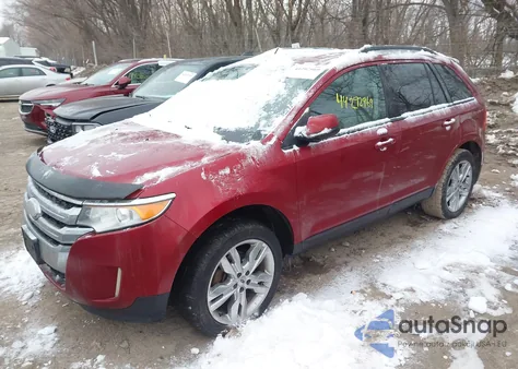 2013 Ford Edge Sel из США, поврежденный, VIN 2FMDK4JC6DBC55845